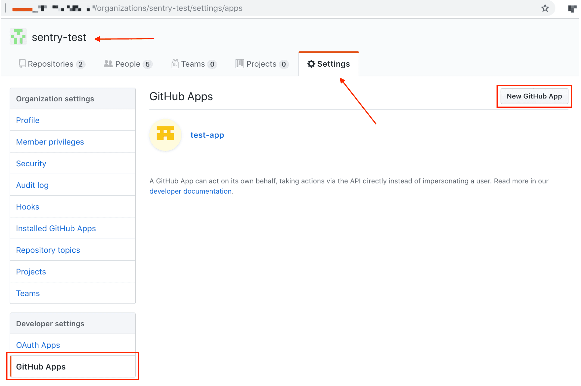 Create GitHub Enterprise app